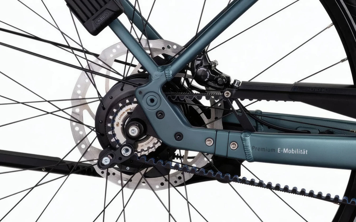 Gates CDX Carbonriemen beim Rohloff Pro Elektrofahrrad